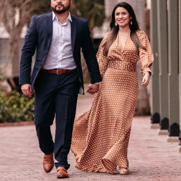 Satin maxi dress - Picture 3 of 3